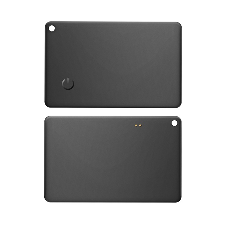 Интелигентен локатор WALALLA, GPS, водоустойчив IP67, ултратънък, черен, 2,6 mm