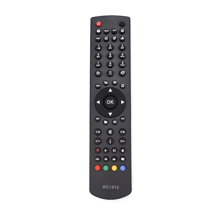GSC ® TV дистанционно управление, съвместимо с Telefunken, RC1912, черно