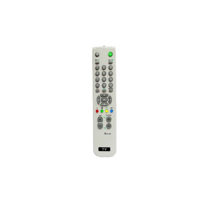 Съвместимо дистанционно за телевизор Sony RM-887, бяло