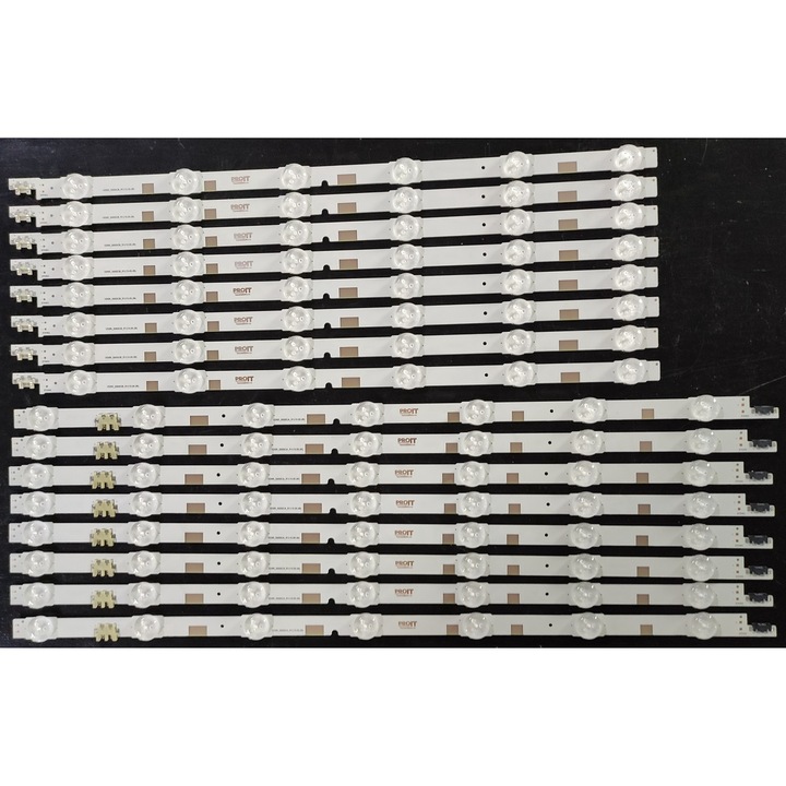 Set barete Samsung 50" - 8 barete x 13 leduri - 7 + 6 leduri - 16 bucati - 3V - 1024mm - V5DR_500SCA_R1 + V5DR_500SCB_R1