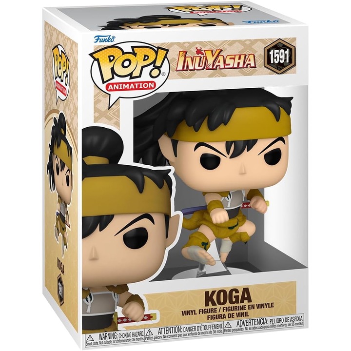 Inuyasha POP! Animáció Vinyl figura Koga 9 cm