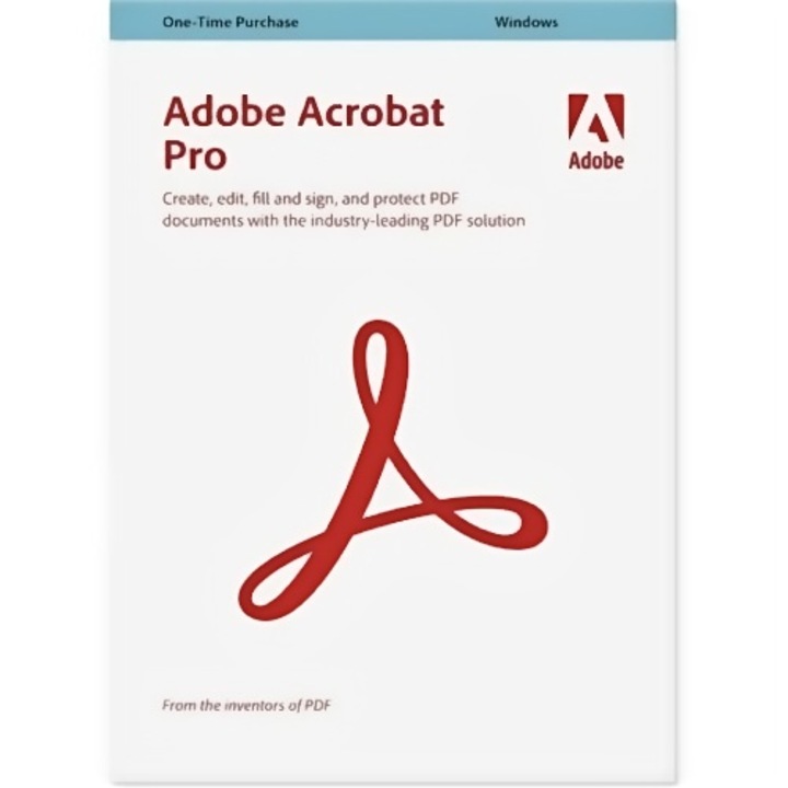 Adobe Acrobat PRO, Licenta Electronica Perpetua, CD Key 1 PC