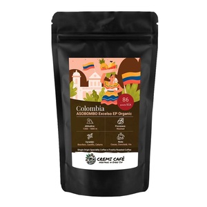 Cafea boabe de specialitate Colombia ASOBOMBO Excelso EP Organic, Cremi Café, 1Kg