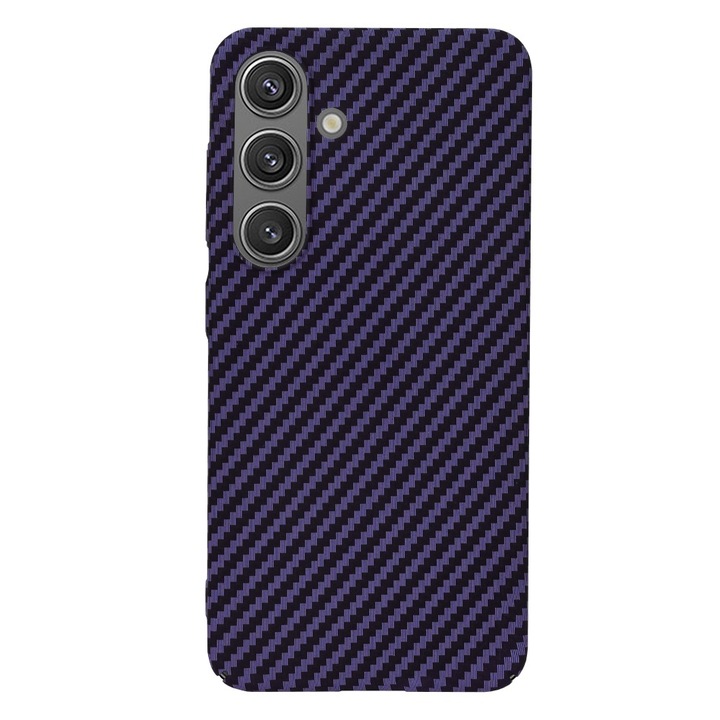 Husa pentru Samsung Galaxy S24, Techsuit Carbonite FiberShell, Purple
