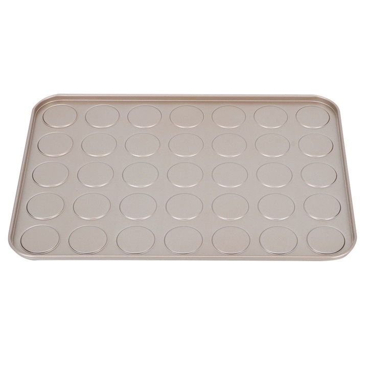 Sütőtepsi süteményekhez és macaronokhoz, magas hőmérsékletnek ellenálló, tapadásmentes