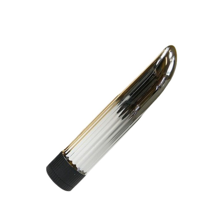 Vibrátor női maszturbációhoz, 10cm, ezüst