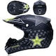 Casca de Mountain Bike cu ochelari, manusi, scut facial, negru / Rockstar, set Motocross pentru adulti, mare, L