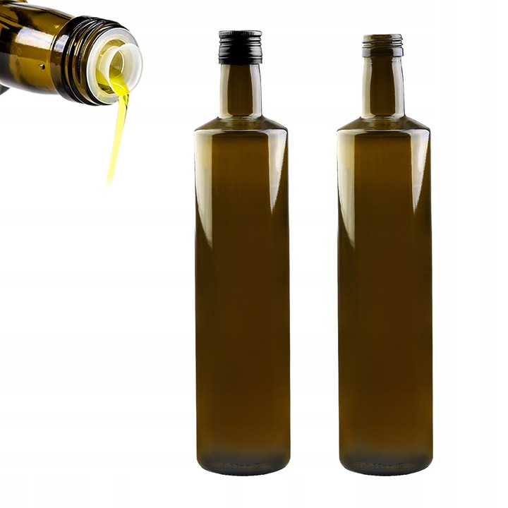 Set Sticla Cu Dozator, Superbutelki, Sticla, Capac Anti-Picurare, Productie De Inalta Calitate, Usor De Curatat, Durabil, Ideala Pentru Ulei Si Diverse Bauturi, Caracter Stilat, 31.5 x 6.7 cm, Multicolor