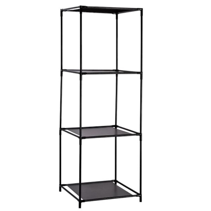 Etajera Metalica cu 3 Nivele pentru Cutii 35x35x102cm