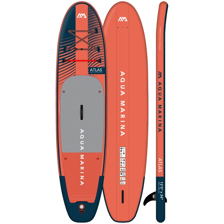 Aqua Marina ATLAS 12'0" BT-23ATP SUP Felfújható deszka készlet
