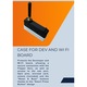 Carcasa Flipper Zero pentru placa Wi Fi Developer Board + Antena 3Dbi 433 Mhz, Black Space-Inspired Texture & White