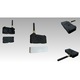Carcasa Flipper Zero pentru placa Wi Fi Developer Board + Antena 3Dbi 433 Mhz, Black Space-Inspired Texture & White