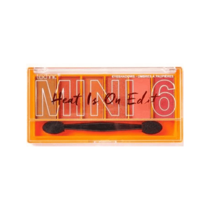 Paleta fard de pleoape Technic, 6 nuante, mat si shimmer, Heat Is On Edit