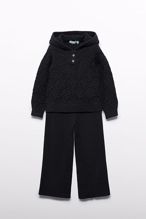 Abel & Lula, Пуловер и панталон, Черен