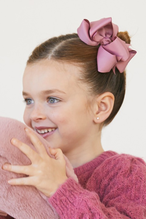 Abel & Lula, Agrafa-funda din material textil, Roz prafuit