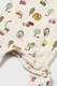 Mayoral, Set de salopeta cu botosei si imprimeu - 2 piese, Bej, Verde deschis, 75 CM