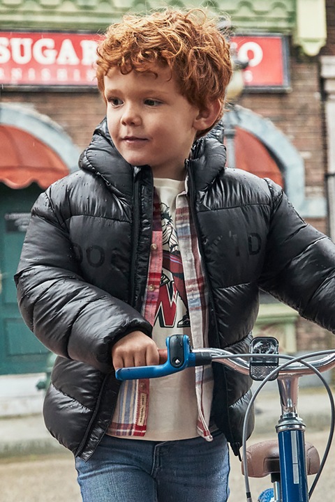 Mayoral, Geaca bufanta cu gluga si buzunare laterale, Negru