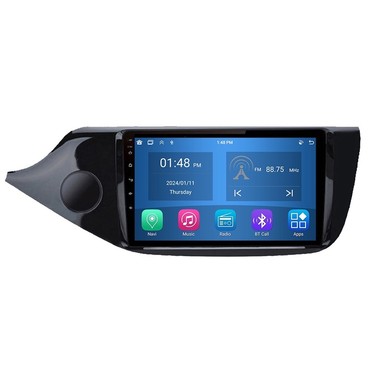 Roverone, GPS-navigáció Kia Ceed Cee'd 2 JD 2012-2018 CarPlay Android Auto Stereo Radio Bluetooth-hoz 4 GB RAM, 64 GB ROM