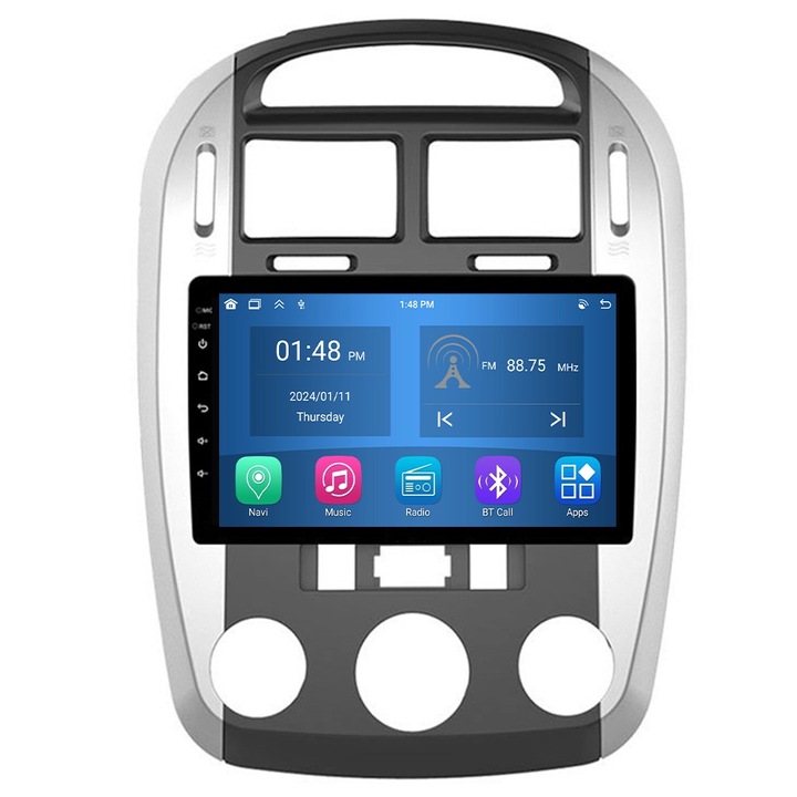 GPS навигация за Kia Cerato 1 LD 2004-2008 CarPlay Android Auto Stereo Radio Bluetooth 4GB RAM, 64GB ROM