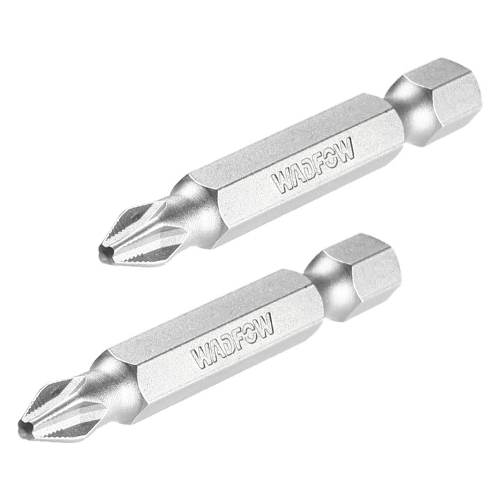 Set 2 biti Wadfow, prindere Hex, CR-V, lungime 50mm, tip varf PZ1