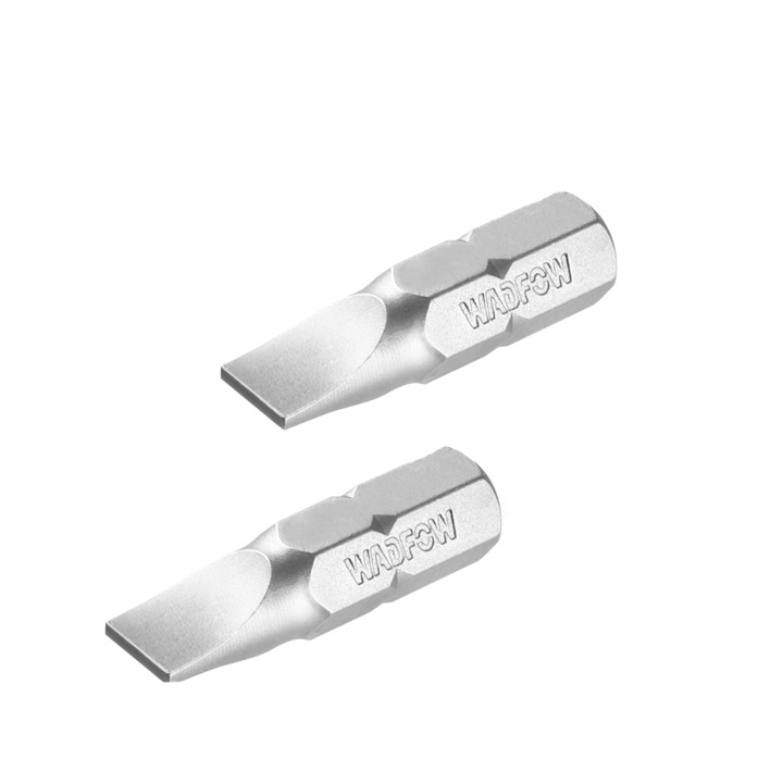 Set 2 biti Wadfow, prindere Hex, CR-V, lungime 25mm, tip varf SL4*0.5