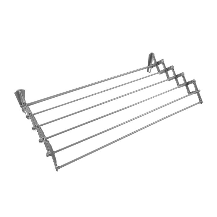 ABJ fürdőszobai szárítógép, 80 cm, ezüst