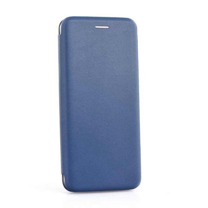 Motorola Moto G04 / Moto G04s / Moto G24 / G24 Power / Moto E14, Elegance Book, Mágneses záródás, Belső kártyatartó, Navy Blue, Atlas kompatibilis borító