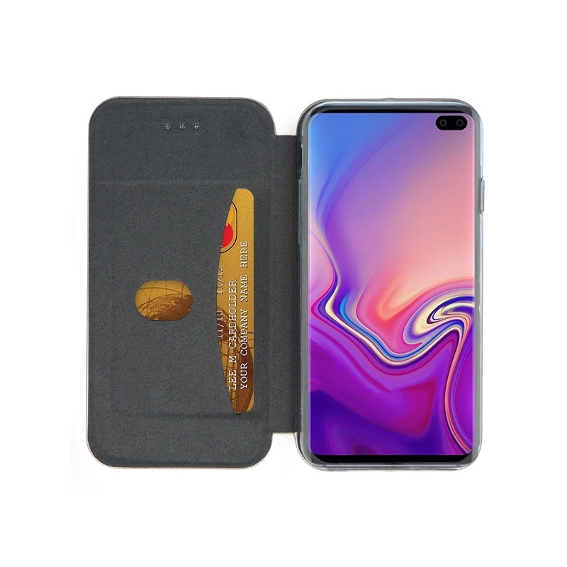 Husa Compatibila cu Motorola Moto E7 Power, Elegance Book, Inchidere Magnetica, Buzunar Interior pentru Carduri, Bleumarin, Atlas