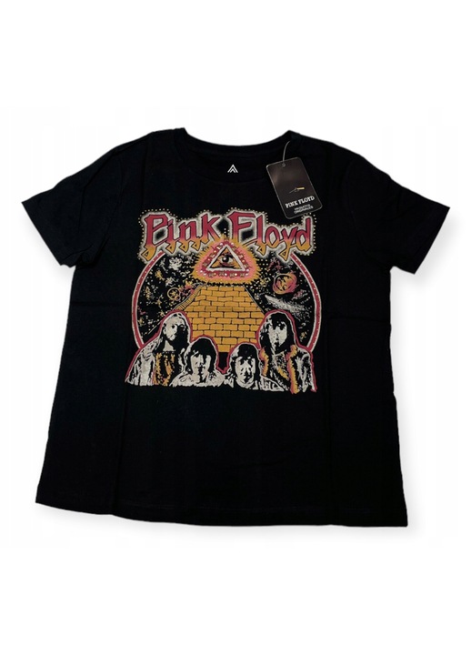 Tricou dama, Pink Floyd, Bumbac, Multicolor, S INTL