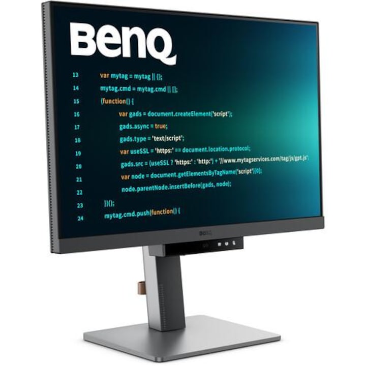 Монитор за програмиране BenQ RD240Q, 24.1", IPS, 2560x1600, 5 ms, 60Hz, HDR10 BENQ-MON-RD240Q