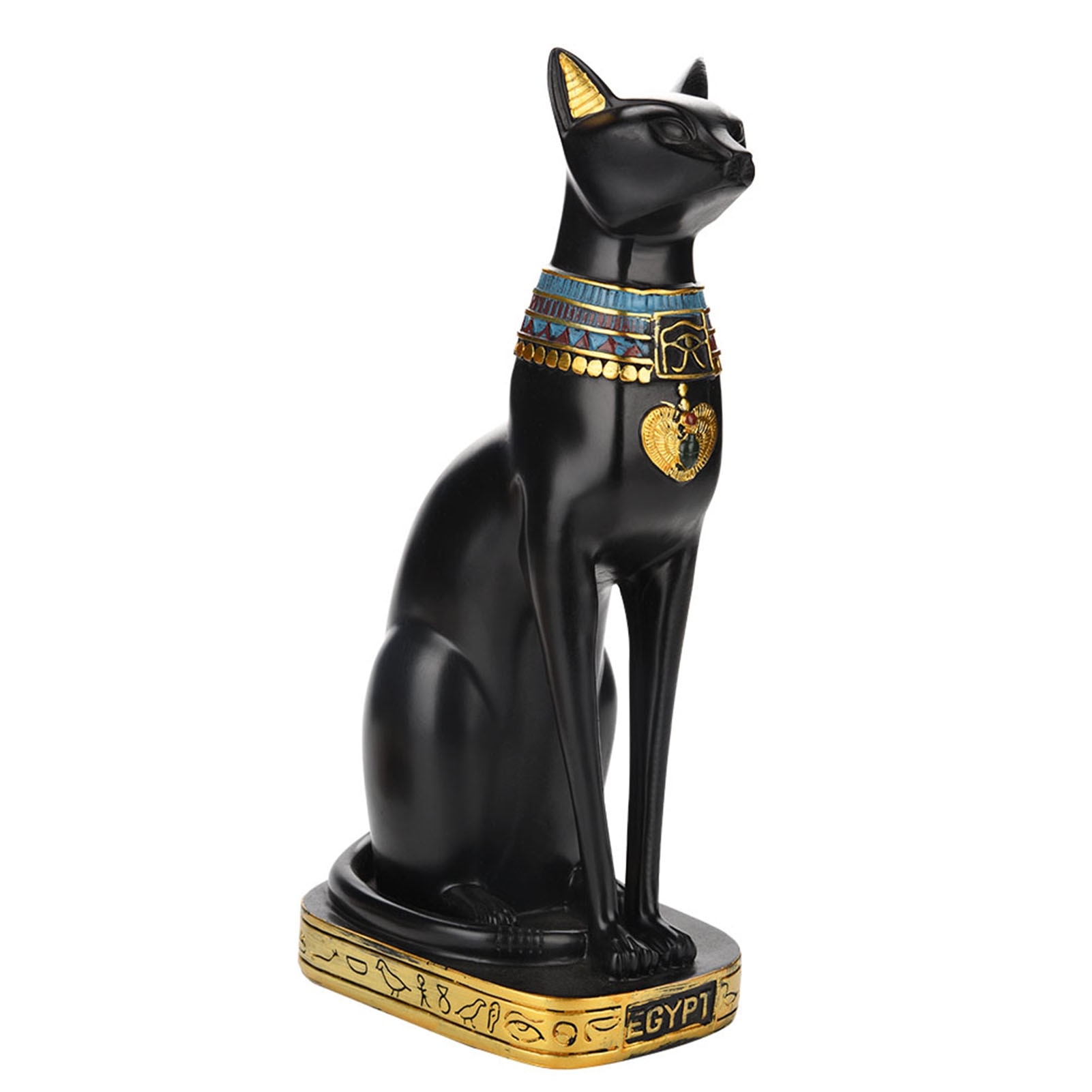 Statueta din rasina Bastet, pisica egipteana, decorare interioara