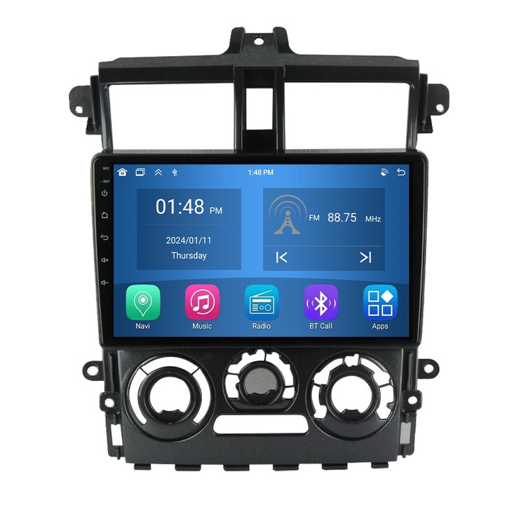 GPS навигация за Mitsubishi COLT 2007-2012 CarPlay Android Auto Stereo Radio Bluetooth 4GB RAM, 64GB ROM
