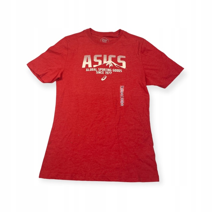 Bluza barbati cu maneci scurte ASICS rosu bumbac, XS INTL