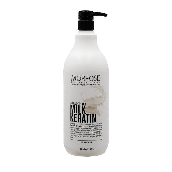 Шампоан за коса Morfose, млечни протеини, кератин, 1000мл