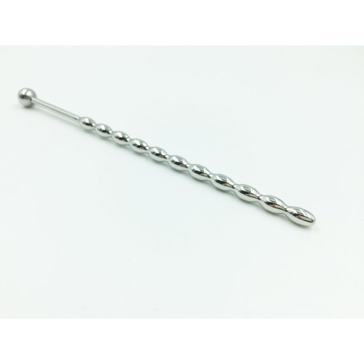 Set BDSM Dilatator uretral Nybgyy, inox, neted, 15cm