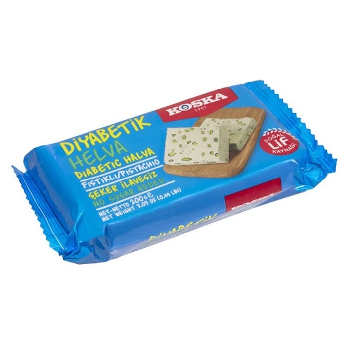 Halva diabetica de susan cu fistic (fara zahar), Koska, 200g