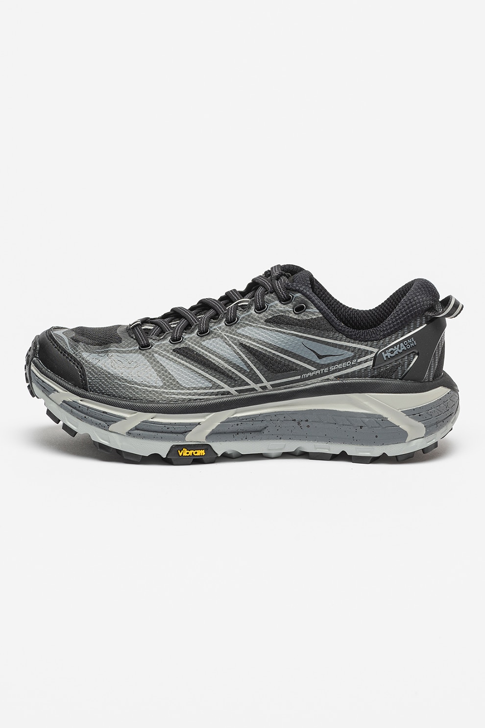 Hoka, Pantofi pentru alergare Mafate Speed 2, Negru, Gri, 9