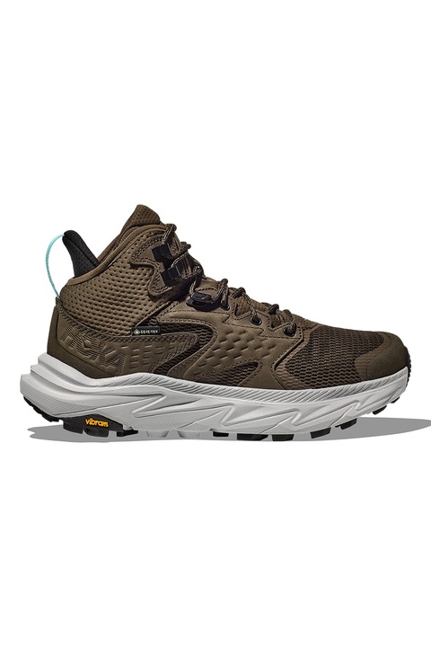 Hoka, Pantofi mid-high impermeabili pentru drumetii Anacapa 2, Maro