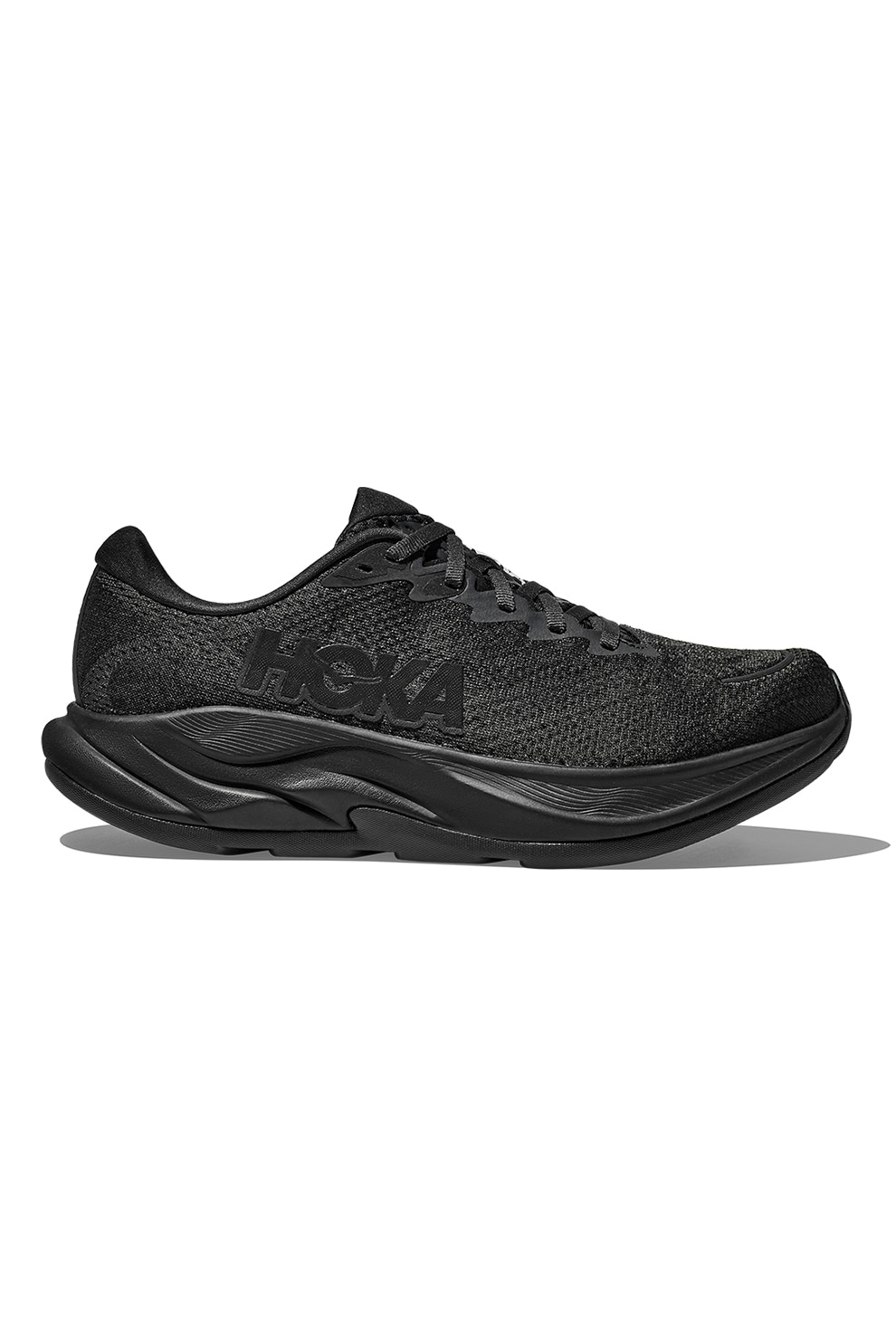 Hoka, Pantofi Rincon 4 din plasa pentru alergare, Negru, 9