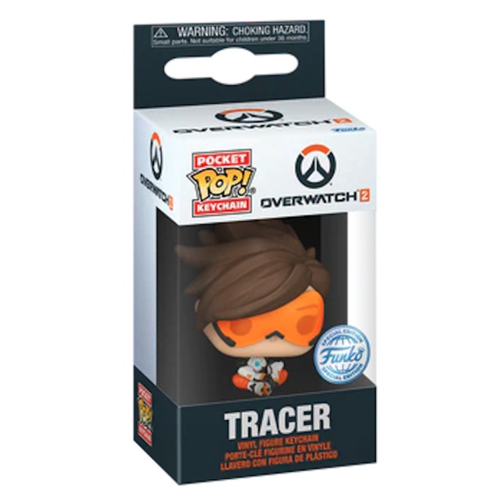 Ключодържател - Pop! Overwatch 2: Tracer, Vinyl