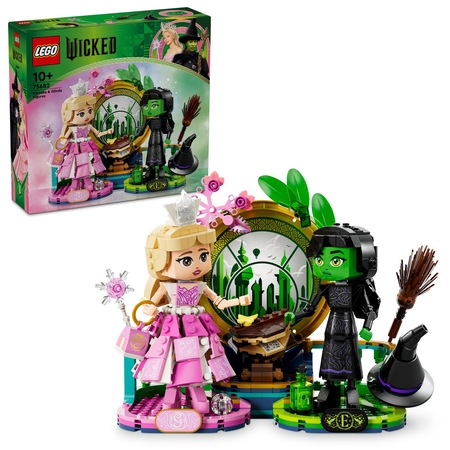 LEGO® Wicked - Figurinele Elphaba si Glinda 75682, 558 piese - eMAG.ro