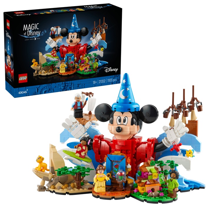 LEGO® Ideas - Disney Magic 21352, 1103 части