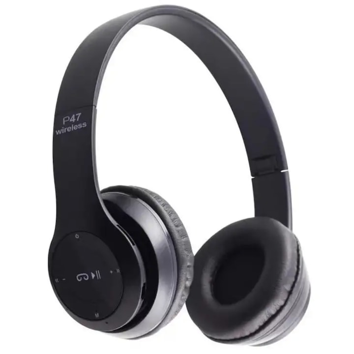 Casti Wireless P47 Over-Ear pentru Gaming si Sport