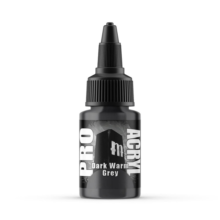 Festék MPA-016 Dark Warm Grey Pro Acryl, Monument Hobbies, 22 ml