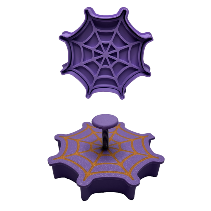 CookieStamp - Panza de paianjen, 86x86x16 mm - Cookie Cutter Decorativ pentru Aluat, Stampila pentru Biscuiti Unicat - Ideal pentru copii