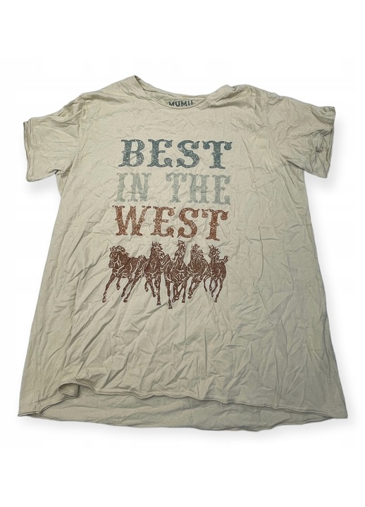 Tricou barbati, Mumu, Bumbac, Bej, S INTL