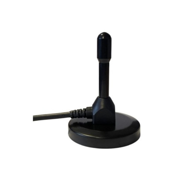 Extensie antena auto gain 25dBi cu conector SMA-Tata, cu baza magnetica, Xenon Bright®