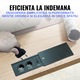 Priza incorporabila in blat, REMITEN, Birou, Bucatarie, Mobila, 2 prize Shucko, 2 Porturi USB si 1 Port C, Incarcator, 2A, Cu cablu de 1,8 metri lungime, Stecher European, Capac cu sina glisabil, 16A, 240V-2400W, Doza, Culoare Negru