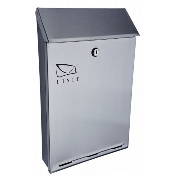 Cutie postala C-4N, METALBUD, inox satinat, 2,4x23,5cm, 38,5x24,5x6,5cm
