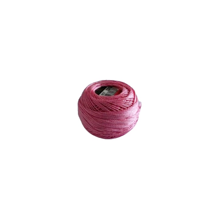 Fir textil Cotton Pearl DMC, pentru brodat si crosetat, bobina 10g/80m, 957/S